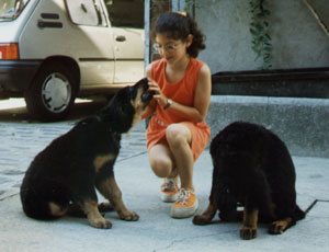 Nolde (on the left) and her young mistress (Neige on the right)