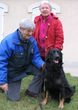 Mr et Mme Masson avec Koga